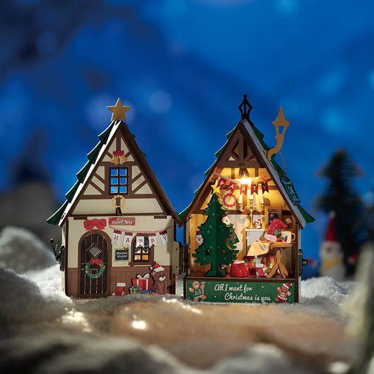 Rolife Twinkling Christmas House DS036