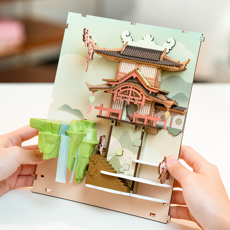 Rolife Falling Sakura DIY Book Nook Kit TGB05