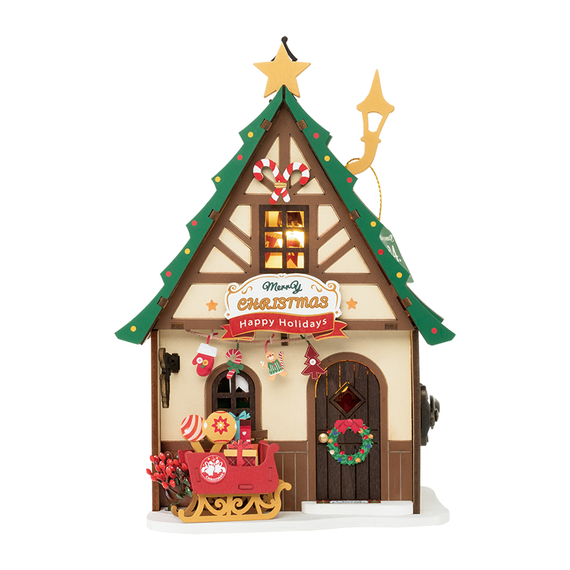 Rolife Twinkling Christmas House DS036