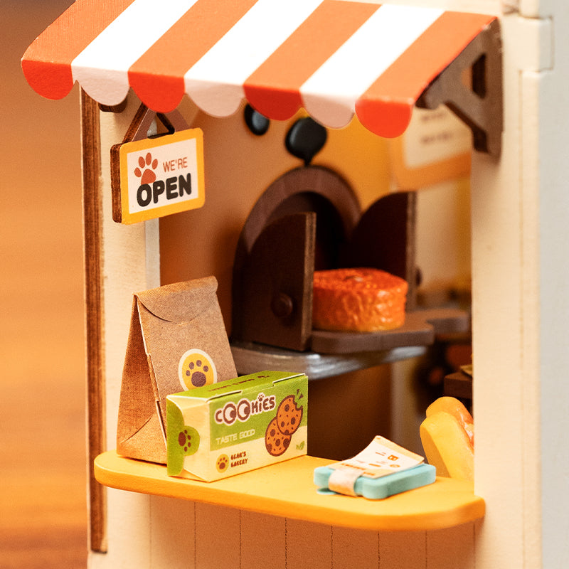 Rolife Food Box Shop DIY Miniature House Kit