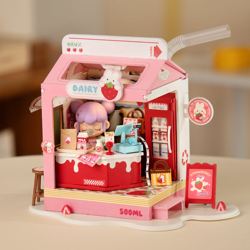 Rolife Food Box Shop DIY Miniature House Kit