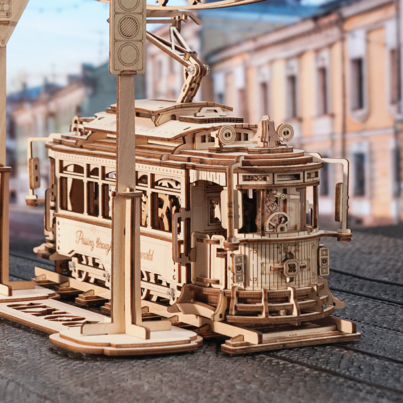 ROKR Classic City Tram 3D Wooden Puzzle LK801