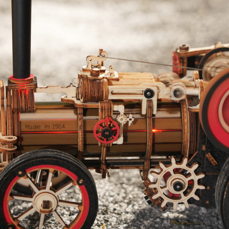 ROKR Steam Engine Mechanical 3D Wooden Puzzle LKA01