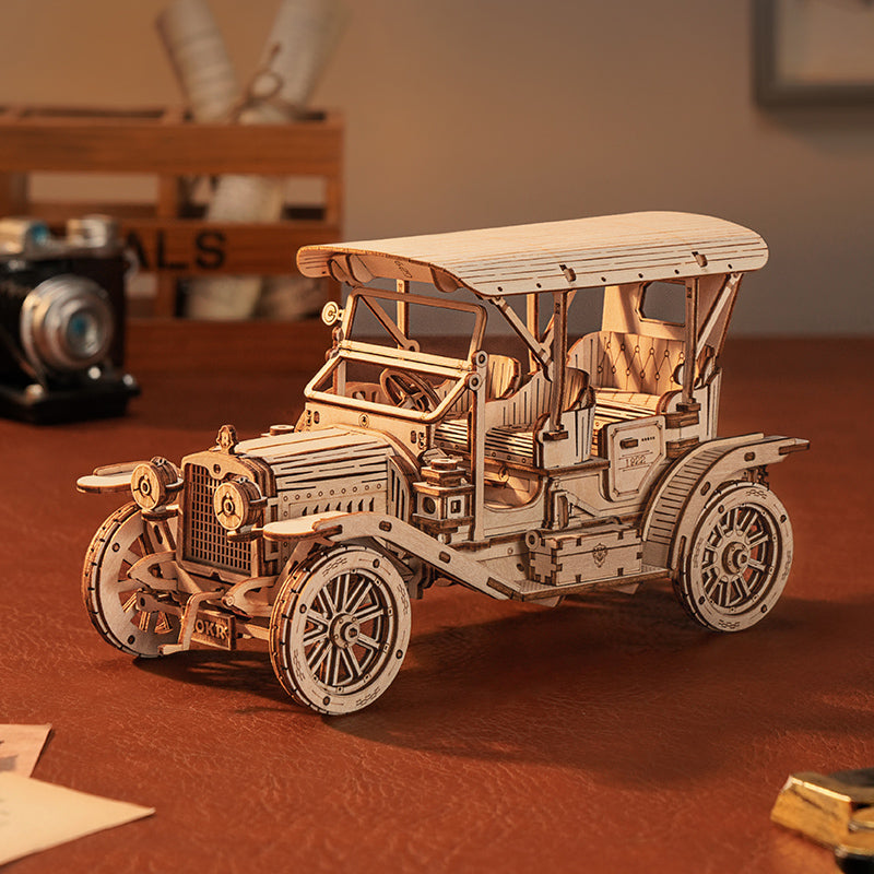 ROKR Vintage Car 3D Wooden Puzzle MC801