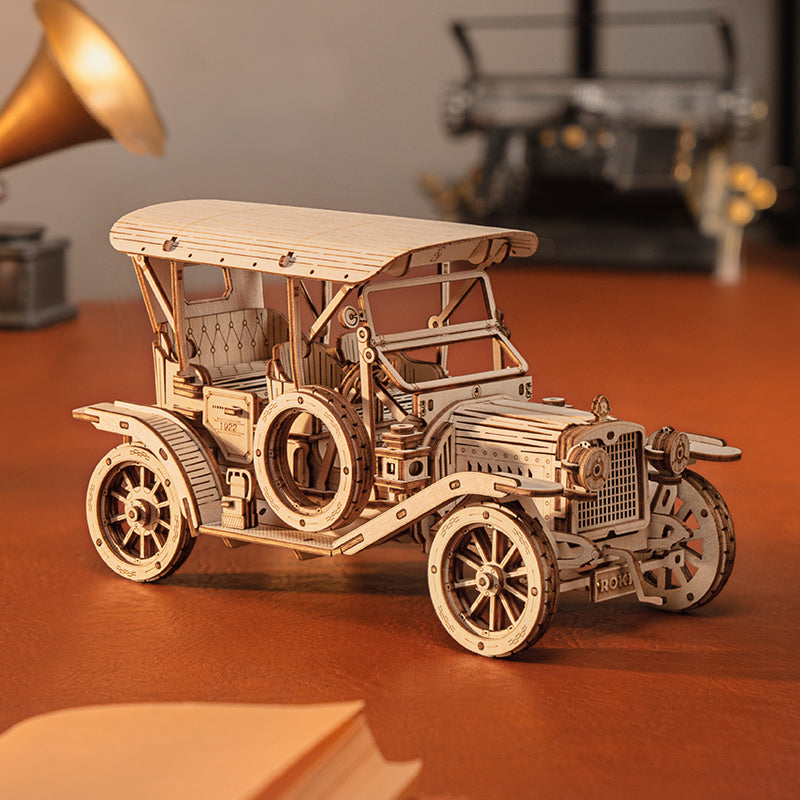 ROKR Vintage Car 3D Wooden Puzzle MC801