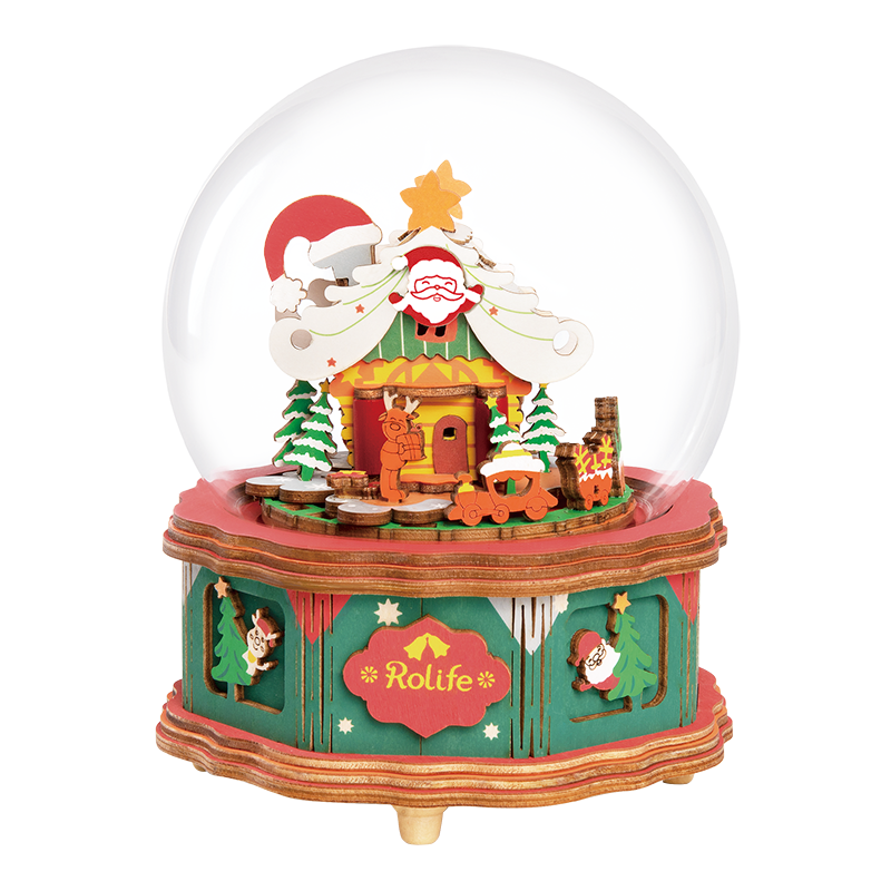 Rolife Christmas Town DIY Music Box AM046